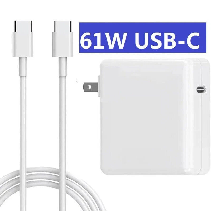 Laptop Charger 61W USB-C AC Adapter Type-C For MacBook Pro 16-inch, 2019 -2020