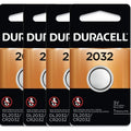4 Pcs Duracell CR2032 Lithium Battery Fits Key Fobs, Glucose Monitors, Remotes