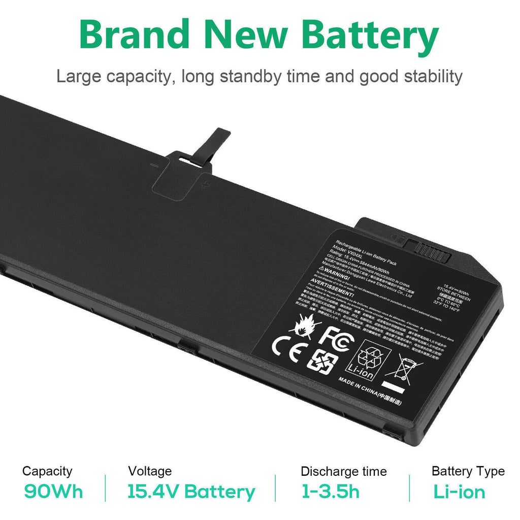 VX04XL VX04 Battery for Hp ZBook 15 G5 G6 L06302-1C1 L05766-855 HSTNN-IB8F