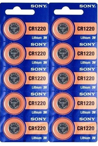 CR 1220 SONY / MURATA LITHIUM BATTERIES (2 piece) 3V Watch Authorized US Seller