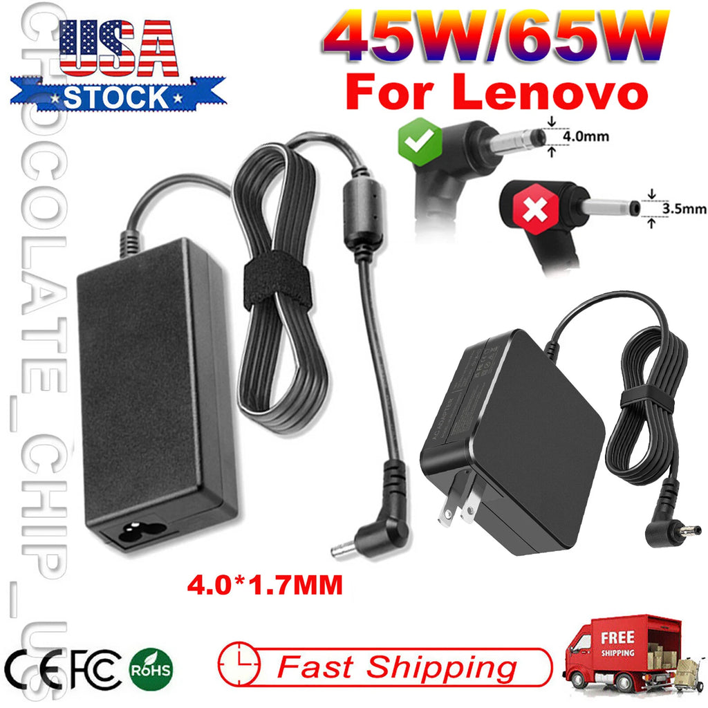 Adapter Charger for Lenovo IdeaPad 110-14IBR 110-15IBR 510 Yoga 710 ADLX65CCGU2A