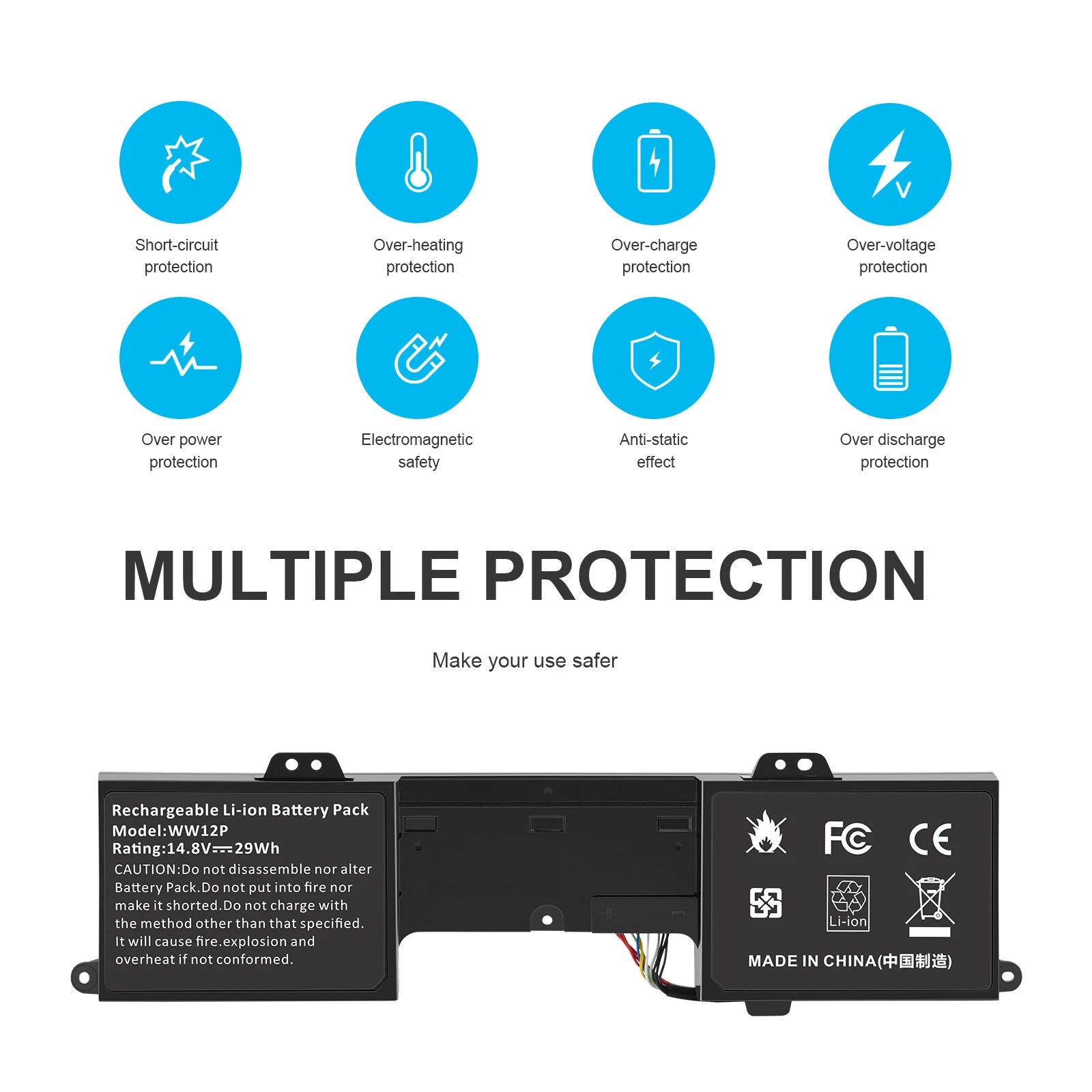 Laptop Battery For Dell Inspiron Duo 1090 (P08T) Tablet 9YXN1 JRYGD 0TR2F1 WW12P