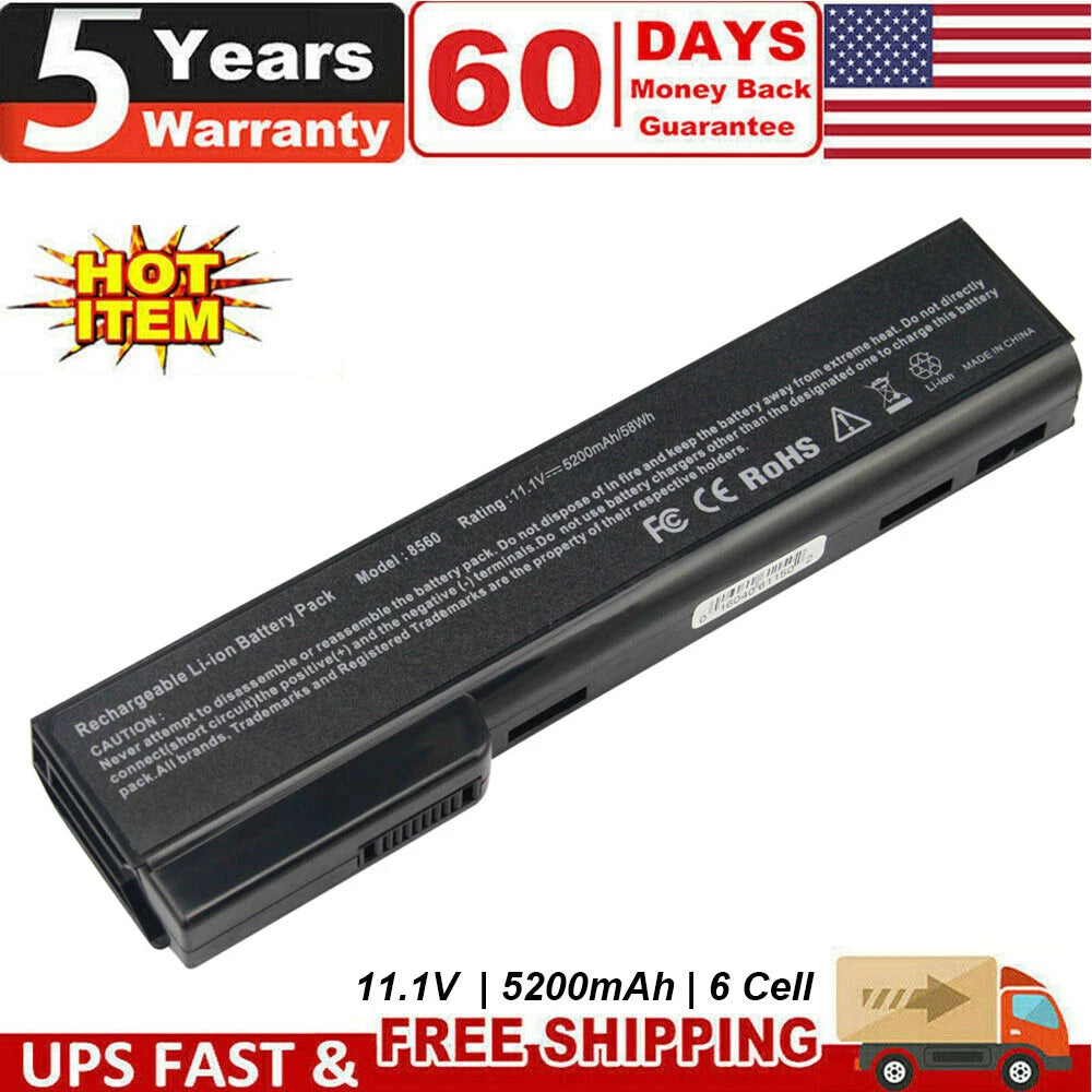 CC06 CC06XL Battery for HP EliteBook 8460W 8460P 8560P 8470P Prob 6560b 6460b PC