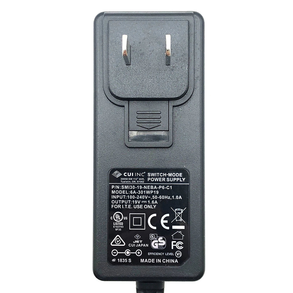 NEW Original CUI Switch-Mode AC Power Adapter SMI30-19-NEBA-P6-C1 Charger 19V