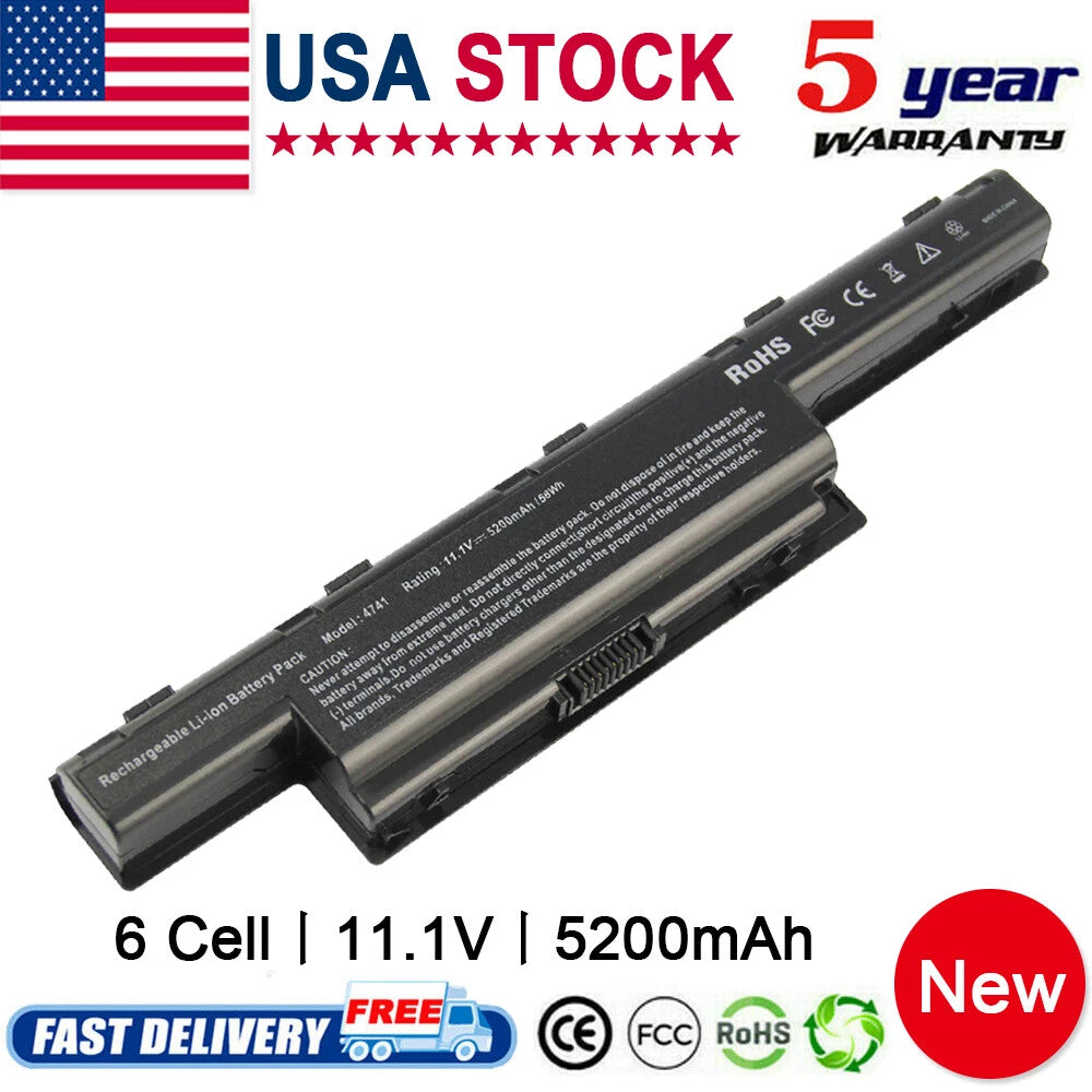 Battery For Gateway NE56R NE56R31U NE56R41U NV53A NV53A24U NV55C NV55C03U NV59C