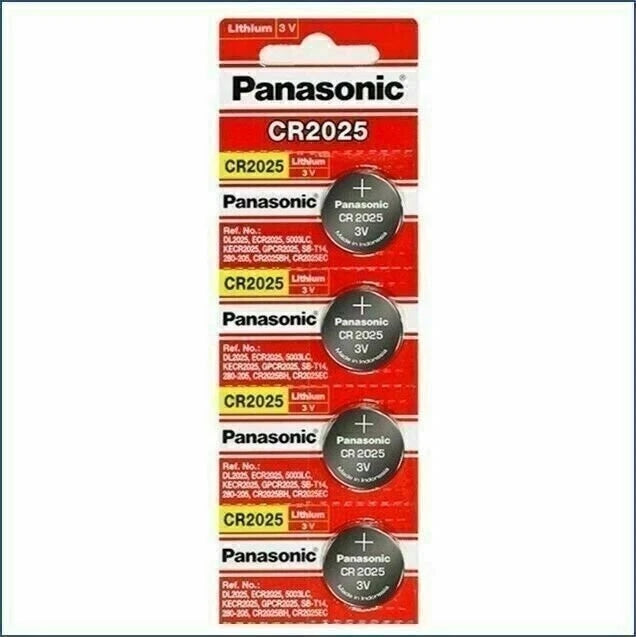 1 Pc Fresh Panasonic Lithium ECR2025 CR2025 CR 2025 3V Battery