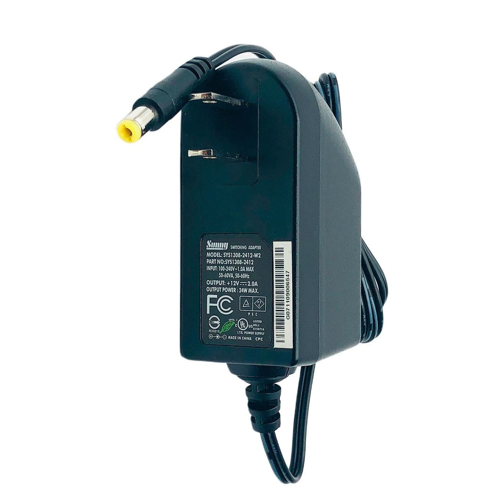 NEW Original Sunny AC Power Adapter SYS1308-2412-W2 12V 2A 24W - Free Shipping