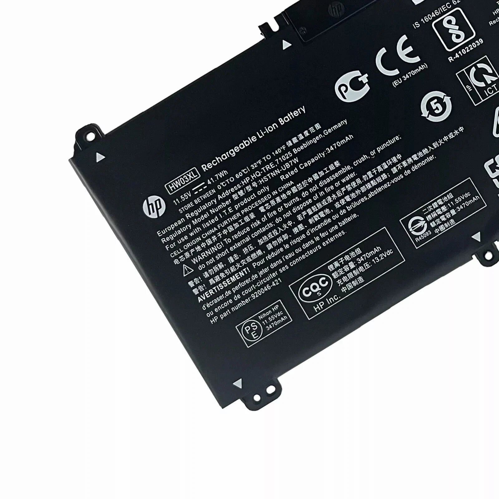 Genuine HW03XL Battery For HP Pavilion 15t-eg000 15-eg0053cl 15-eh0050wm 17-cn