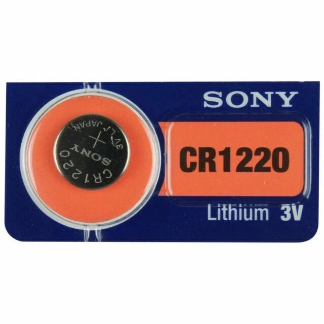 5 PCS SONY CR1220 1220 LITHIUM 3V BUTTON COIN CELL WATCH BATTERIES VALUE PACK