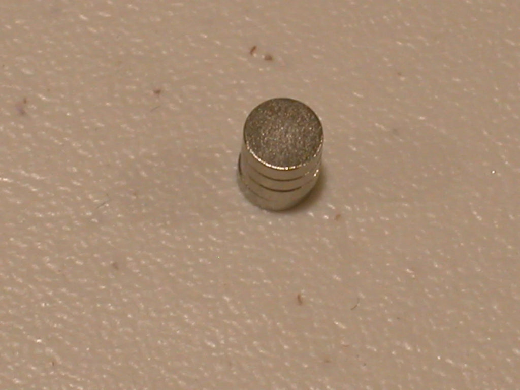 4 magnets to convert 18*650 battery flat tops to button tops 18350 14500 18350