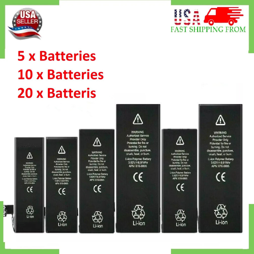 Internal Battery Replacement For iPhone 6 6S 7 8 11 12 13 Pro X XS XR Wholesale