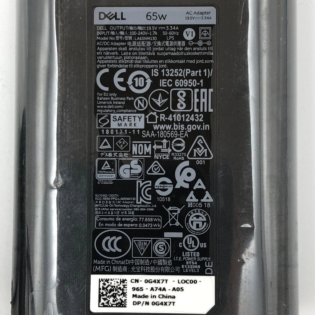 NEW Original Charger Dell 65W AC Adapter Inspiron 11 13 14 15 17 Laptop Series