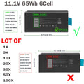 ??LOT 4XKN5 Battery For Dell Latitude E5404 7404 5414 Rugged Extreme 65Wh 6Cells