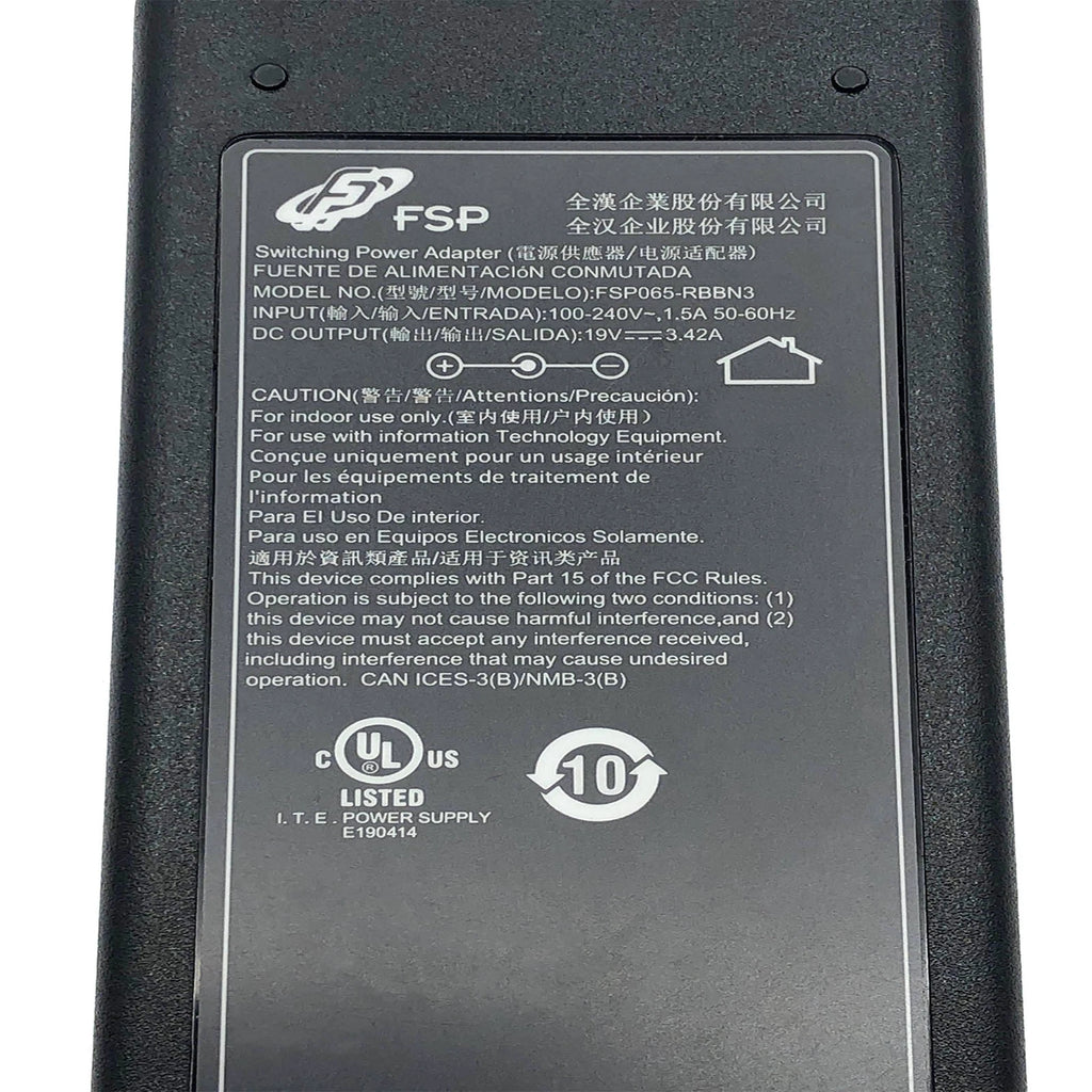 NEW Original FSP FSP065-RBBN3 AC/DC Power Supply Adapter 19V 3.42A 65W OEM