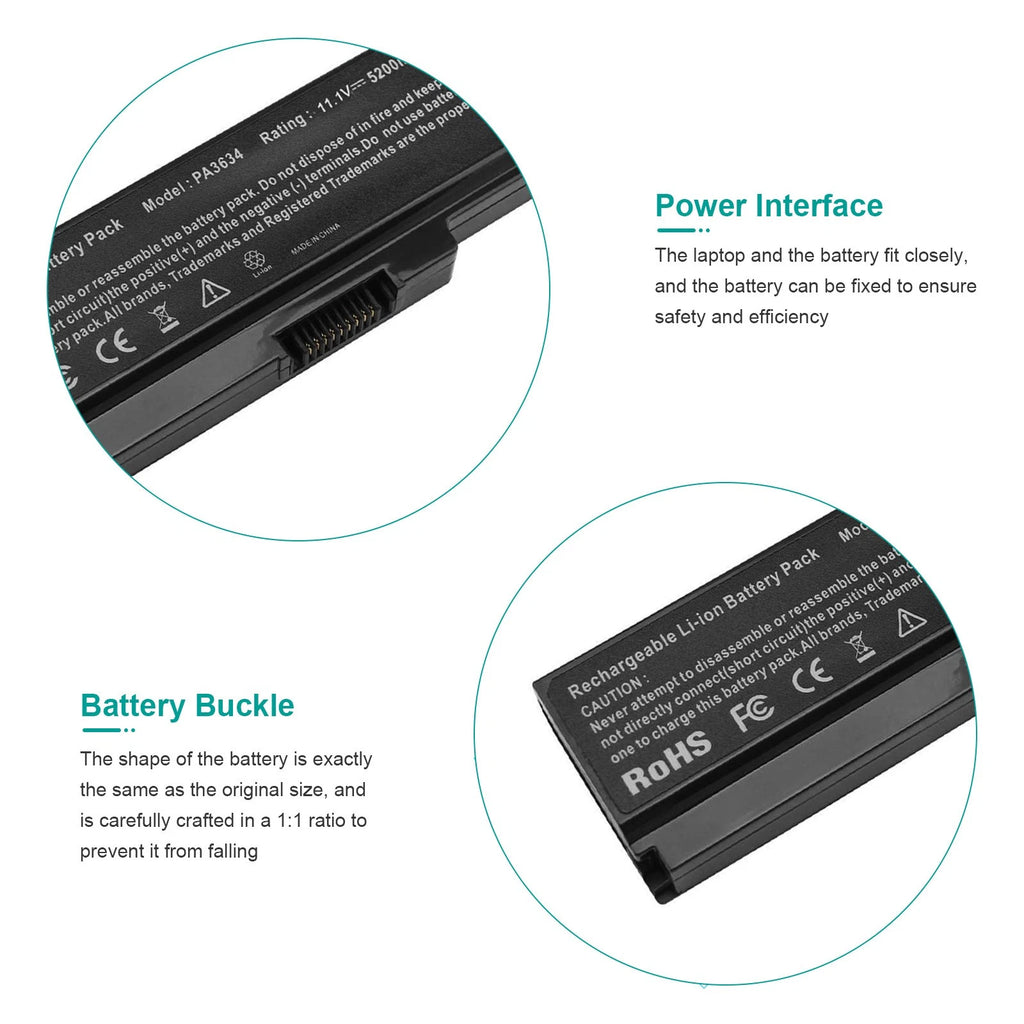 Laptop Battery for TOSHIBA Satellite C650D C655 C655D C660 C660D C670 C670D C675