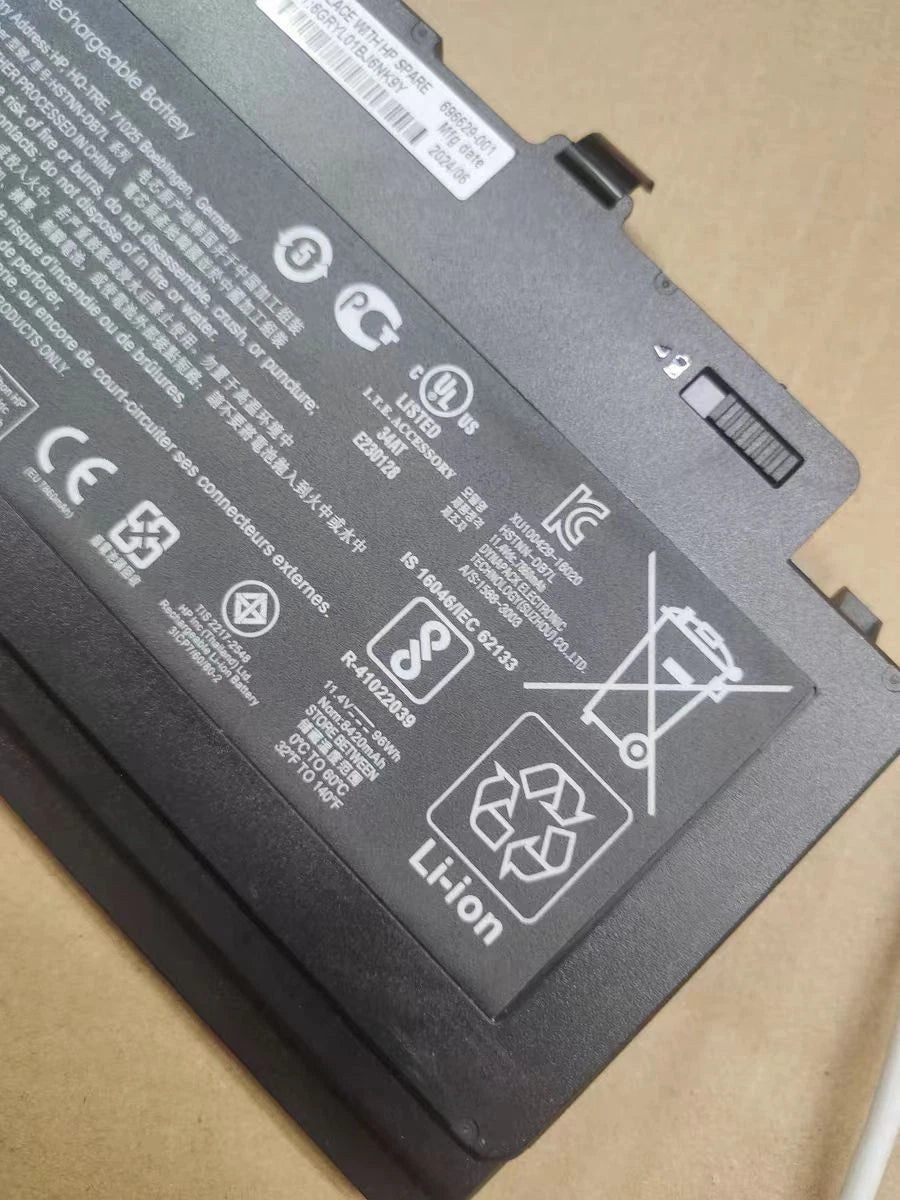 Genuine AA06XL Battery for HP ZBook 17 G4 G4-2ZC18ES G4-1RR26ES G4-Y6K23E