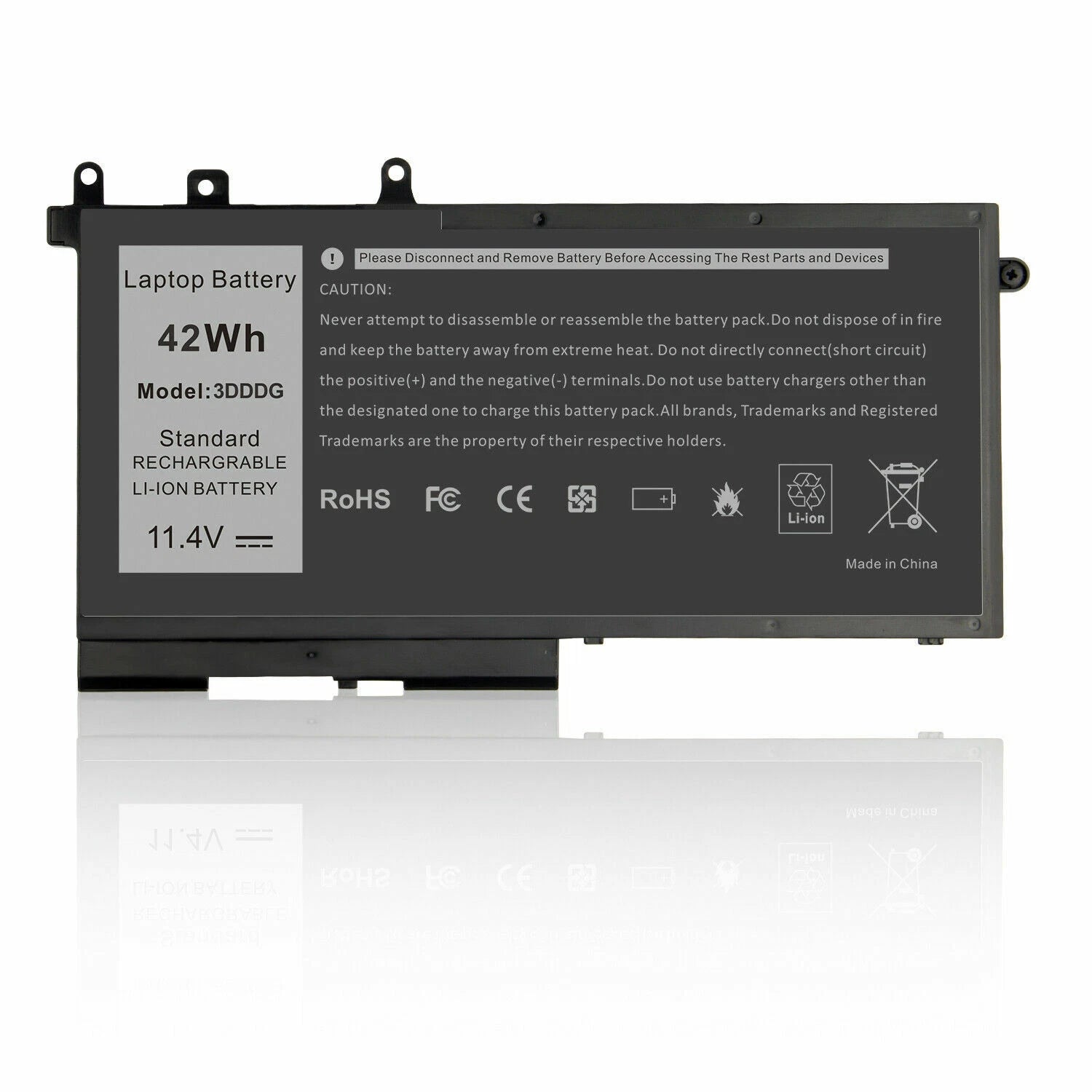 3DDDG Battery for Dell Precision 3520 3530 Latitude E5280 E5480 E5490 5580 93FTF