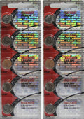 Maxell Silver Oxide 386 Batteries x 10