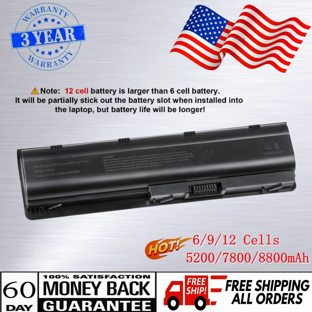?MU06 CQ42 Battery For HP 593553-001 CQ56 CQ62 G62 G56 MU09 593554-001 6-12 Cell