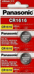 CR 1616 PANASONIC LITHIUM BATTERIES (2 piece) 3V Watch New Authorized US Seller