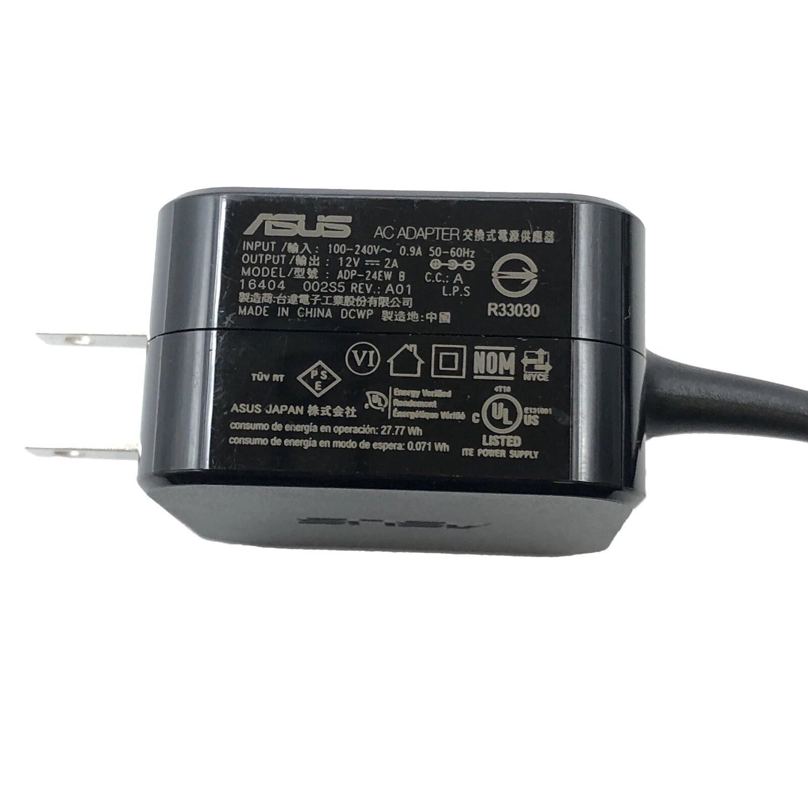 NEW Genuine 24W ASUS AC DC Wall Adapter for Chromebook Flip C100PA C201PA