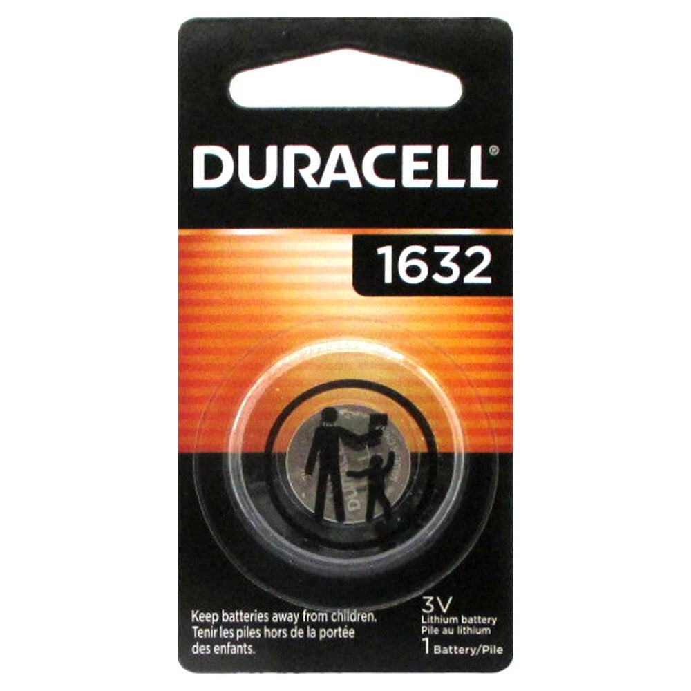 10 Duracell Watch/Electronic DL 1632 CR1632 Lithium Batteries