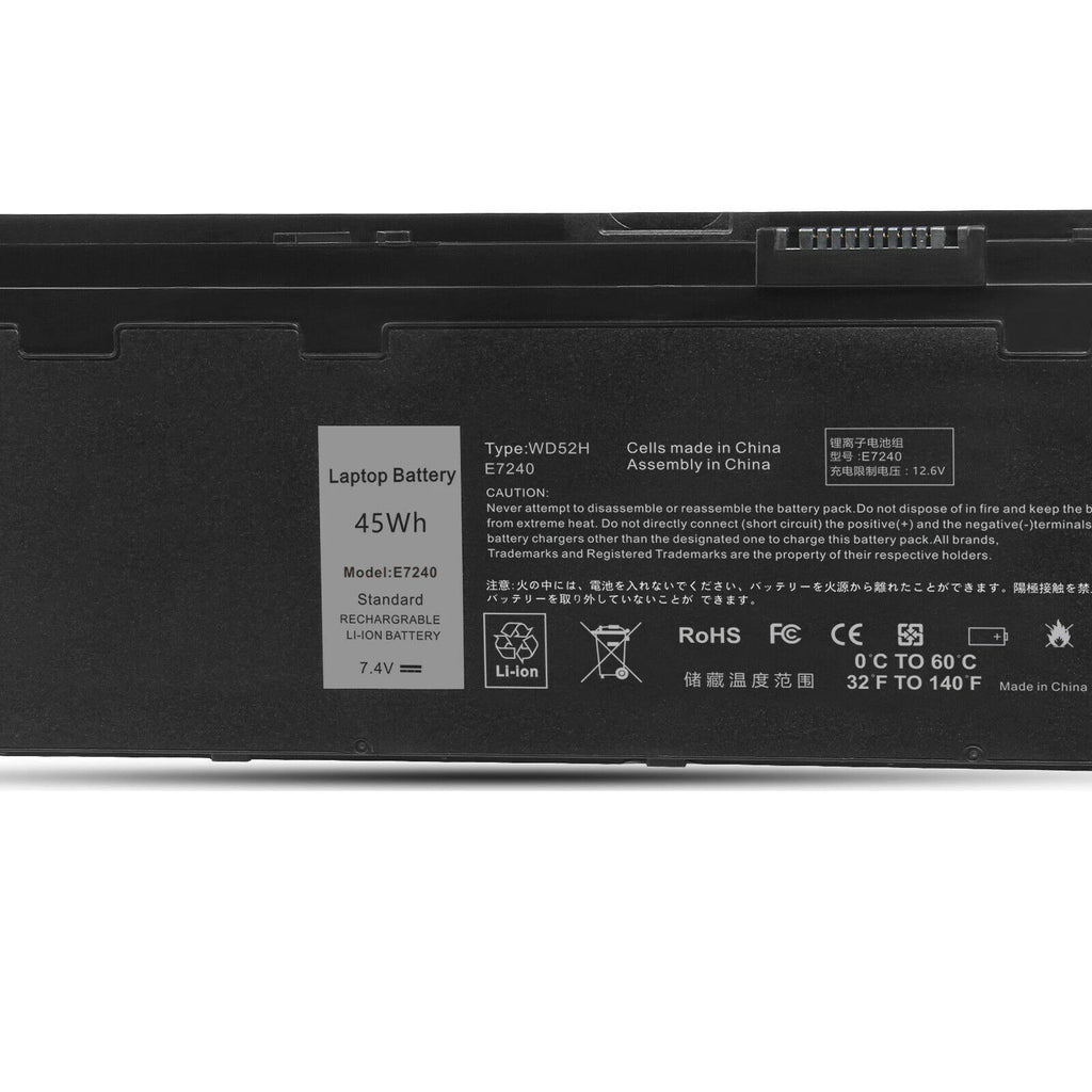 Lot WD52H Battery For Dell Latitude E7240 Ultrabook E7250 GVD76 KWFFN VFV59
