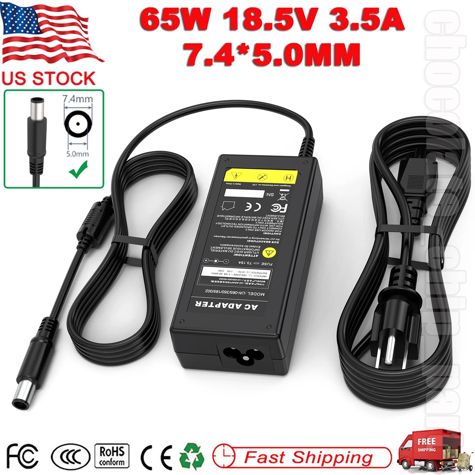 AC Power Adapter Charger For HP Probook 4310s 4510S 4515S 4520S 4525S 4535S 4730