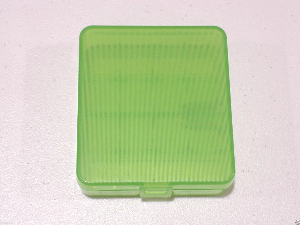 5 pc Green Hard Plastic Case Holder Storage Box For 4 x 18650 Battery (4 bay)