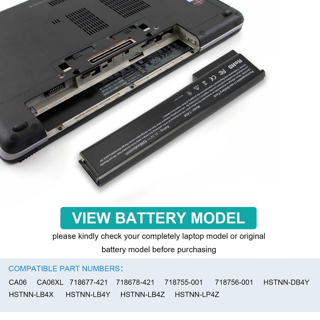 ?LOT CA06XL Battery for HP ProBook 640 645 650 655 G0 G1 718755-001 HSTNN-IB4W