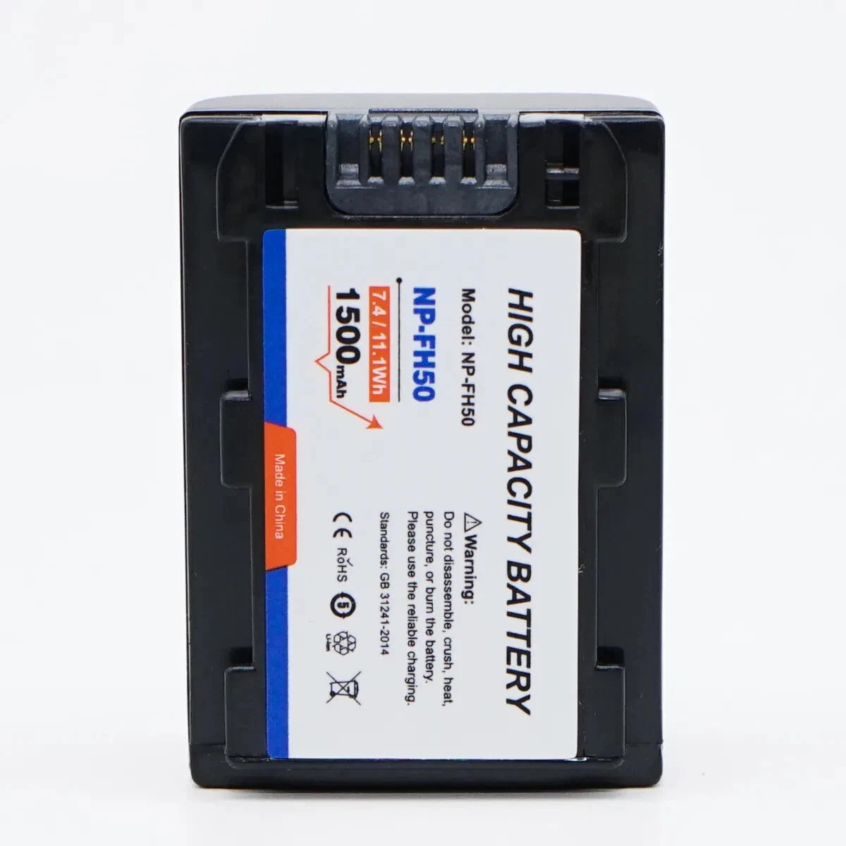 Replacement NP-FH50 Battery for Sony Cyber-shot/ Alpha/ Handycam Digital Cameras