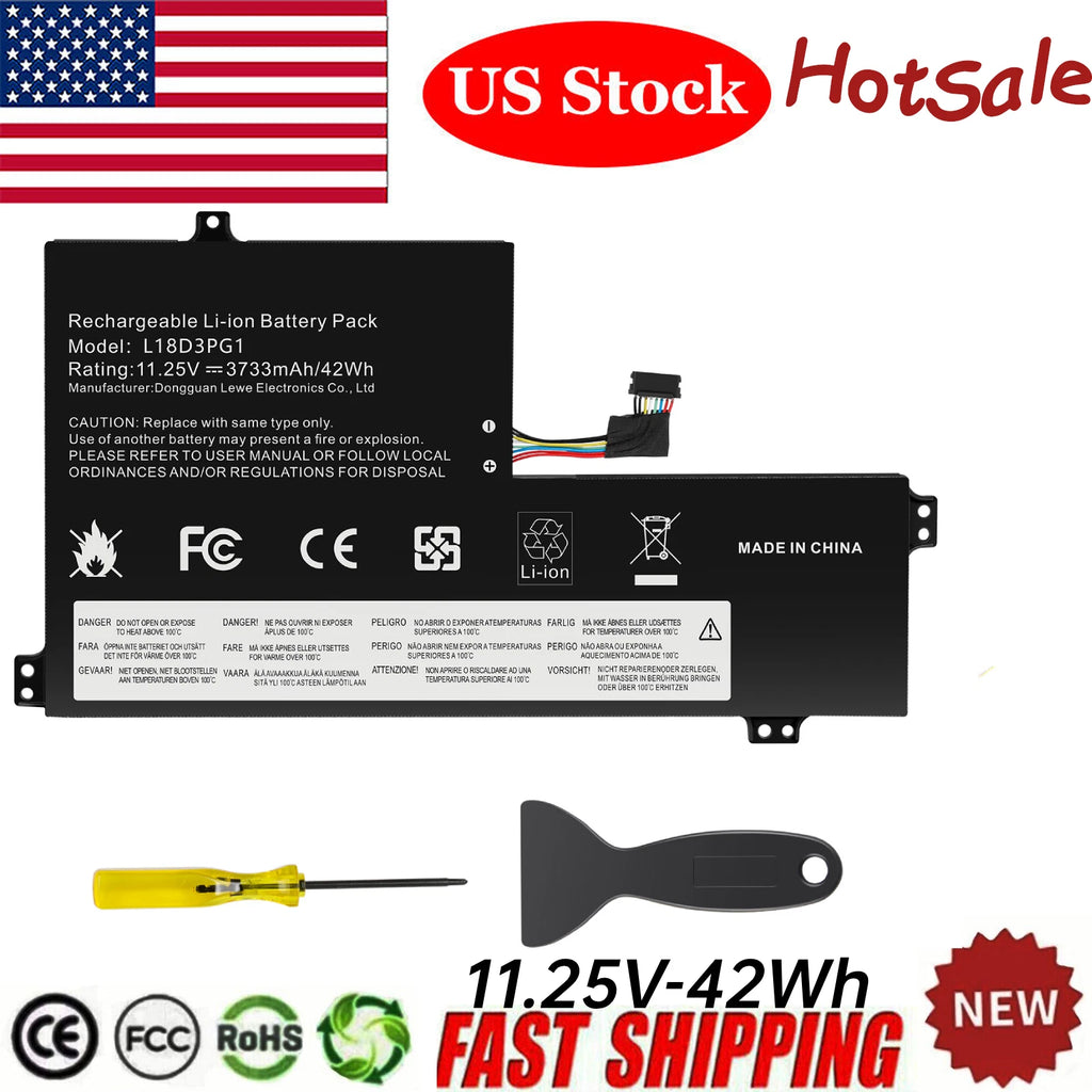 L17M3PB0 L17L3PB0 L18D3PG1 BATTERY FOR LENOVO 100E 300E 500E CHROMEBOOK SERIES