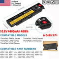 ?57+ T440P Battery For Lenovo ThinkPad T540P L440 L540 W540 W541 0C52863 0C52864