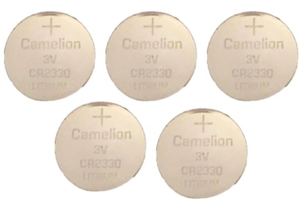 CR2330 Camelion 3 Volt 5 Lithium Coin Button Cell Batteries Bulk Pack