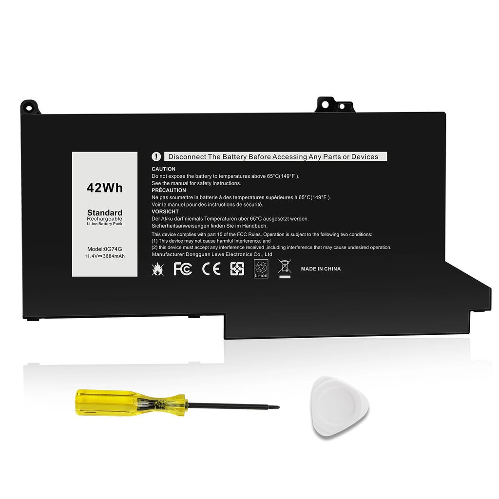 0G74G 2PFPW Battery For Dell Latitude 5300 5310 7300 7400 P97G001 P97G002 P97G