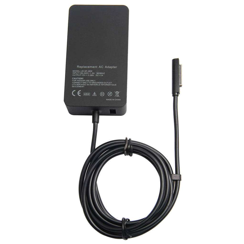For Surface Pro 2 Power Adapter 48W Compatible Microsoft Surface Pro 1 RT RT2
