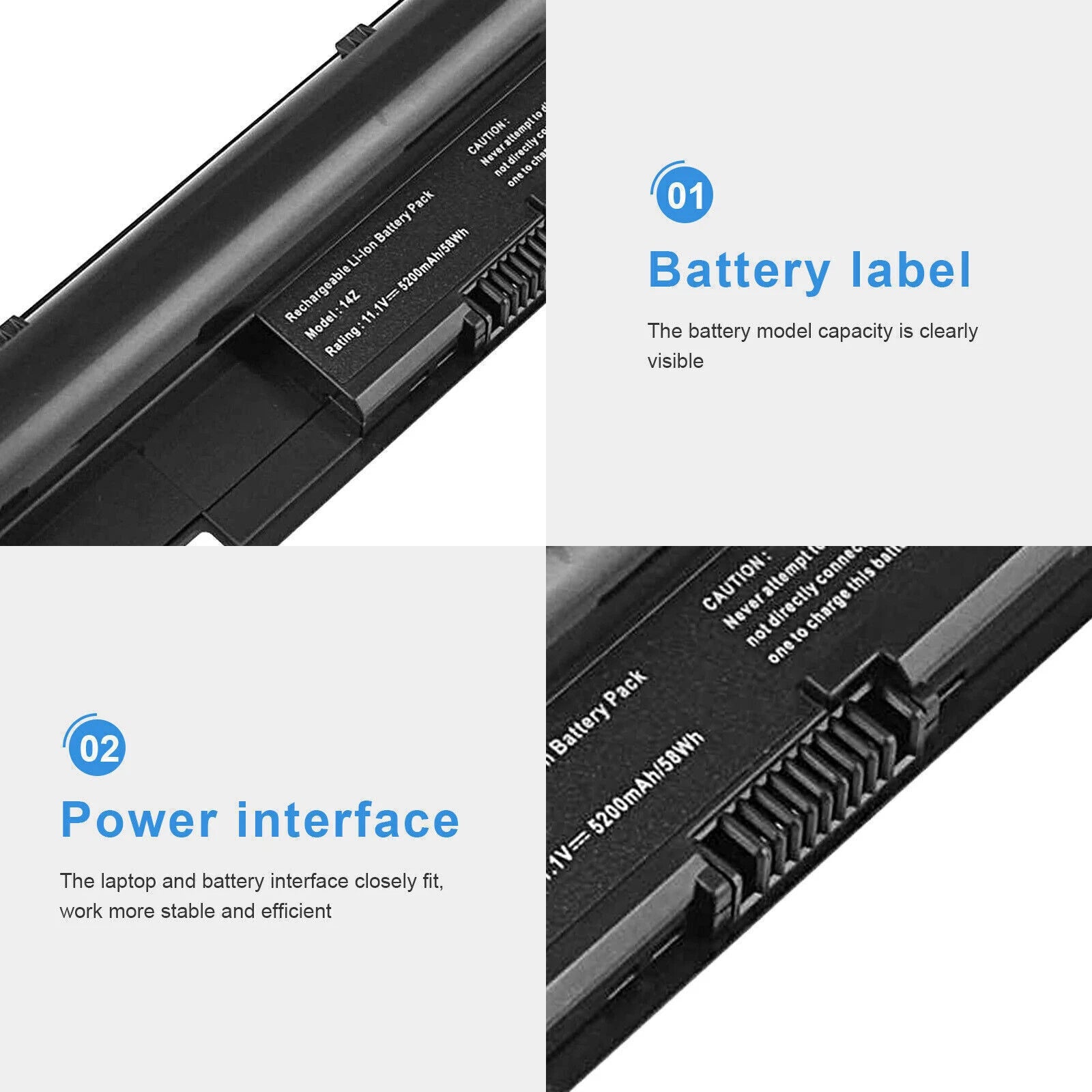 Battery For Dell Inspiron 268X5 14z N411z N311z Vostro V131 0268X5 / Charger