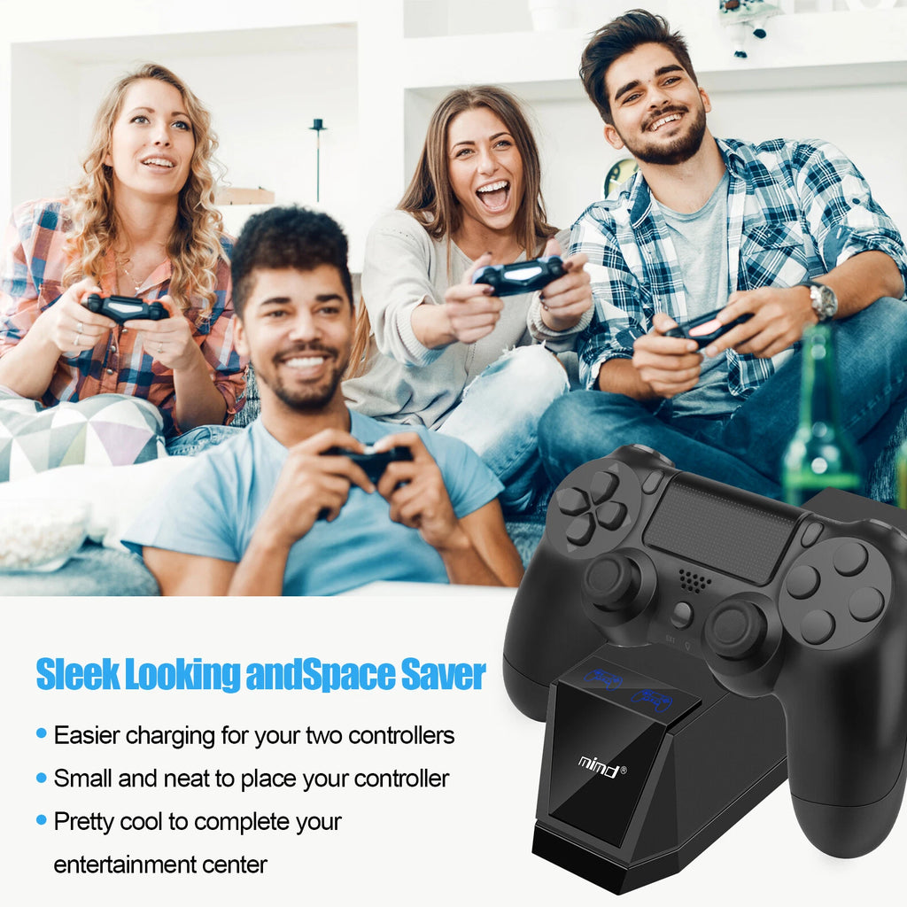 Wireless for PS4 Controller USB Charger Charging Station Dock For Playstation 4
