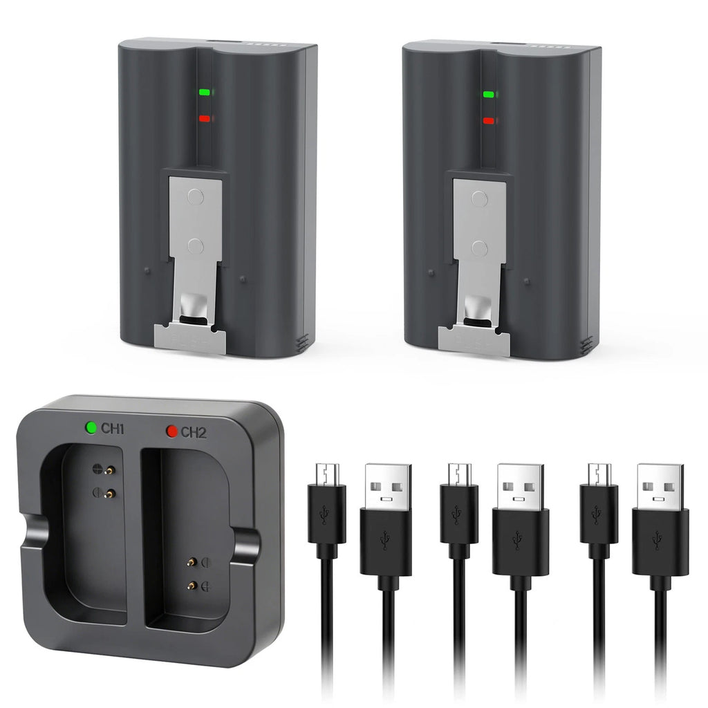 V4 Battery DualCharging Station for Ring Video Doorbell 2/3+/4 & Spotlight Cam