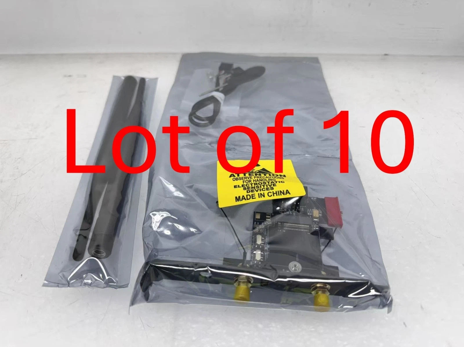 Lot of 10 PCIE WiFi Card Adapter Wireless Network Card M2 FOR Desktop w/Antenna