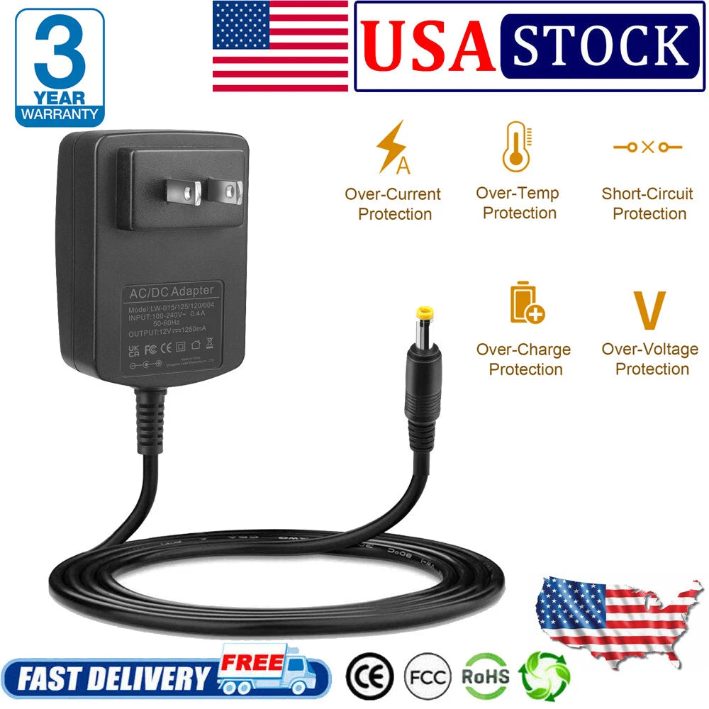 AC Adapter Charger 15W For Amazon Echo Dot 3rd Gen Show 5 Dot 3 Wireless Speaker