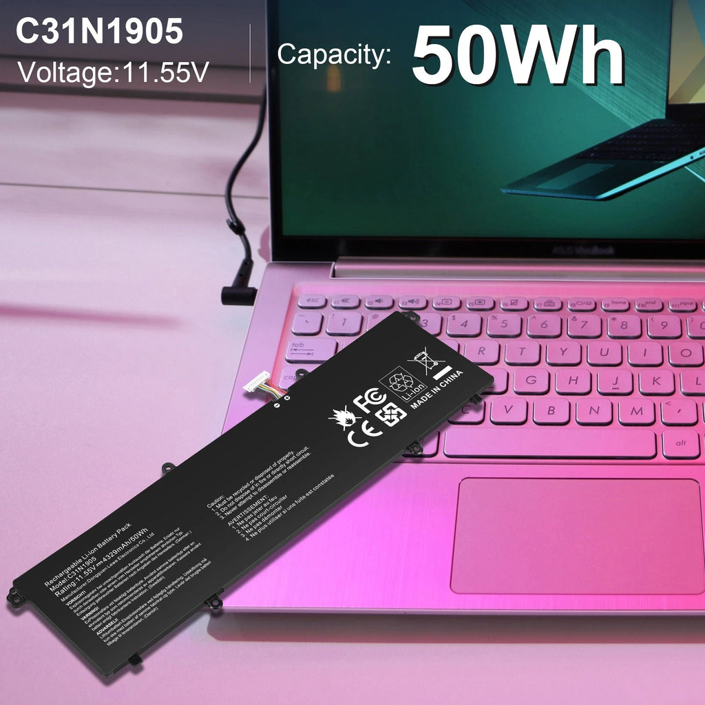 ??Battery C31N1905 For Asus VivoBook S13 S333 S333JA K533F S15 S533 3ICP5/70/82