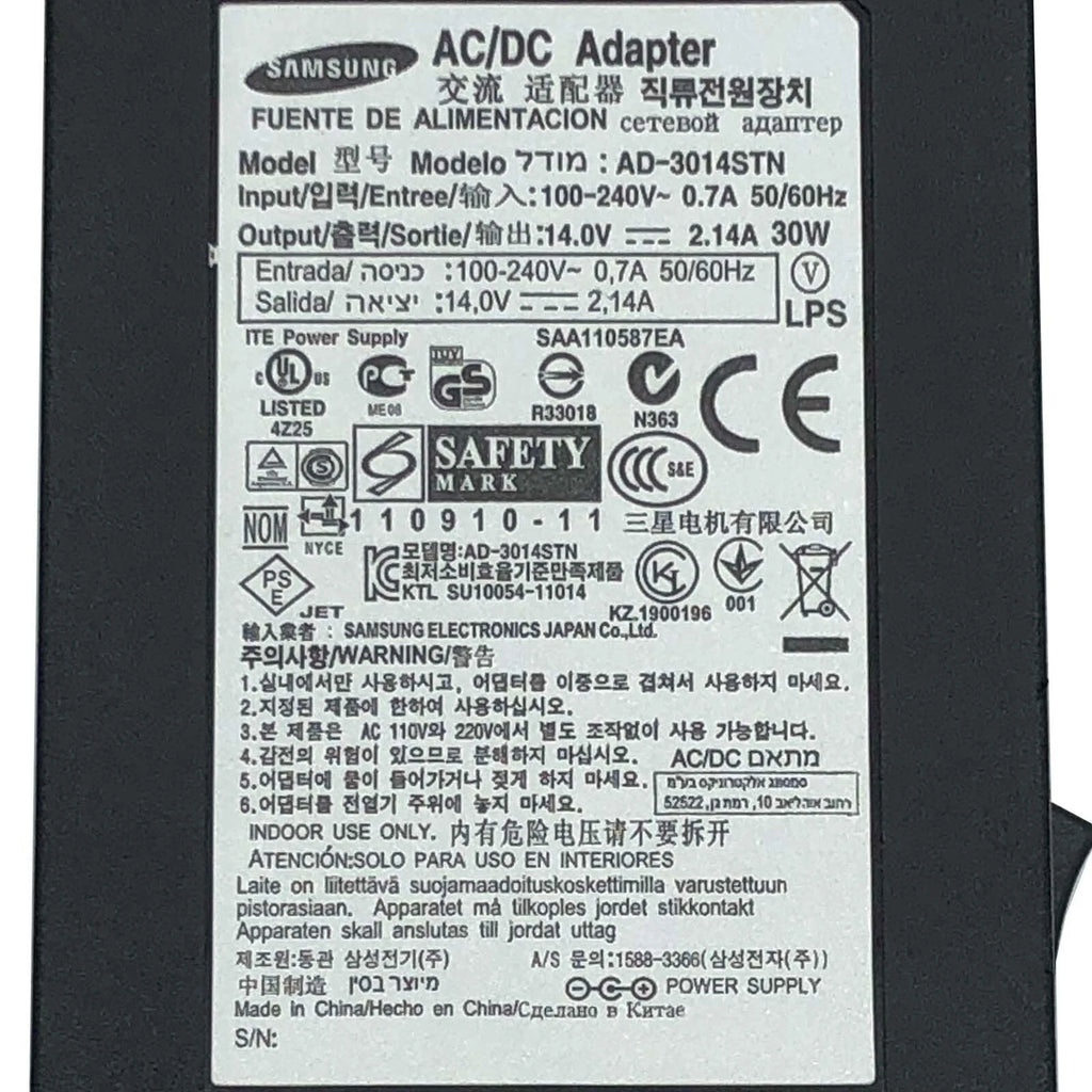 NEW Original Samsung AC Adapter for SyncMaster S20B300B S20B350H LCD Monitor