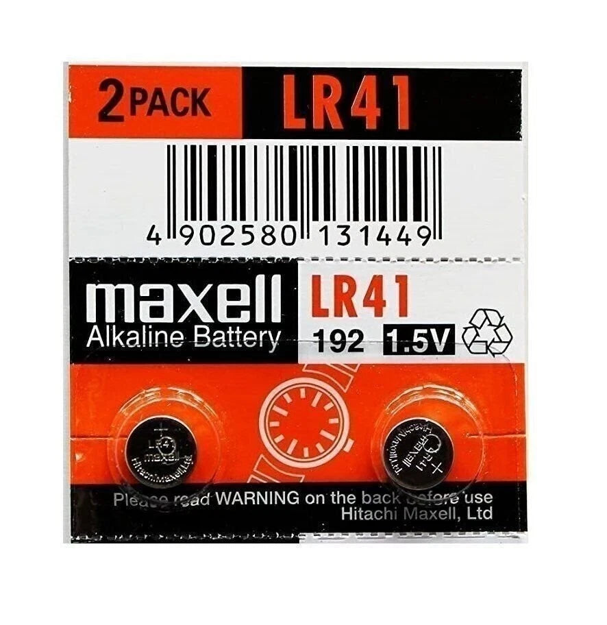 10 MAXELL LR41 AG3 392A 192 SR41 LR736 CX41 392 BATTERY