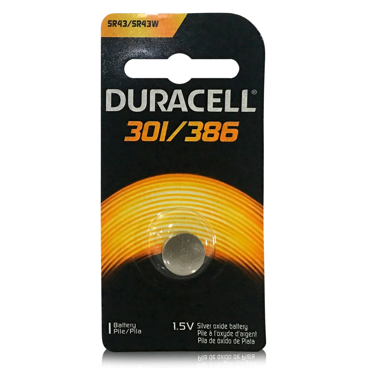 1 Duracell 301 SR43SW SR1142 V301 GP301 Silver Oxide Battery