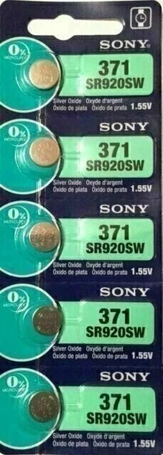 MURATA / SONY 371 370 SR920W SR920SW (2 Pieces) Brand New Battery US Seller
