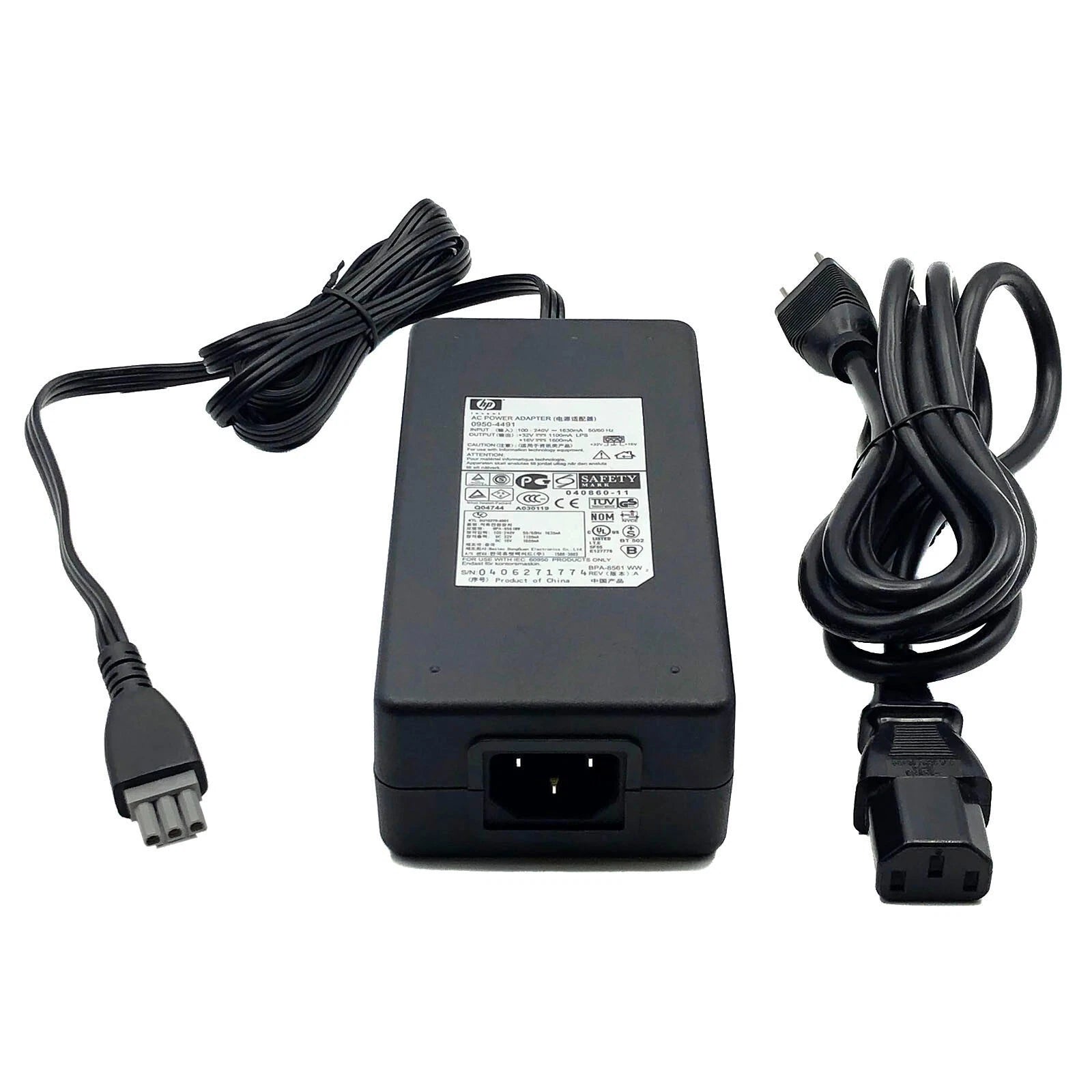 NEW Genuine HP AC DC Adapter P/N 0950-4491 16V 1600mA 32V 1100mA OEM