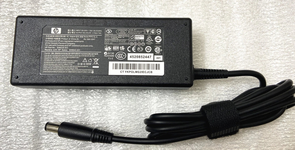 Genuine 90W Adapter Charger Pavilion DV7 Elitebook 8730w ProBook 6360b 2000 G72