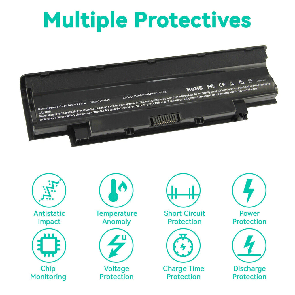 ?Lot 30x J1KND Battery For Dell Inspiron N4010 M4110 N5010 Vostro 1440 1540 3450