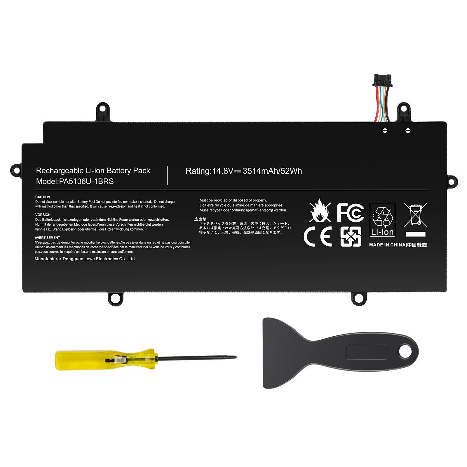 PA5136U-1BRS Battery for Toshiba Portege Z30 Z30-A Z30-B Z30-A1301 Z30-AK04 US